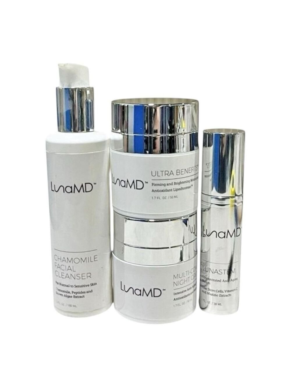 LunaMD Skincare Cleanser & Exfoliant Set